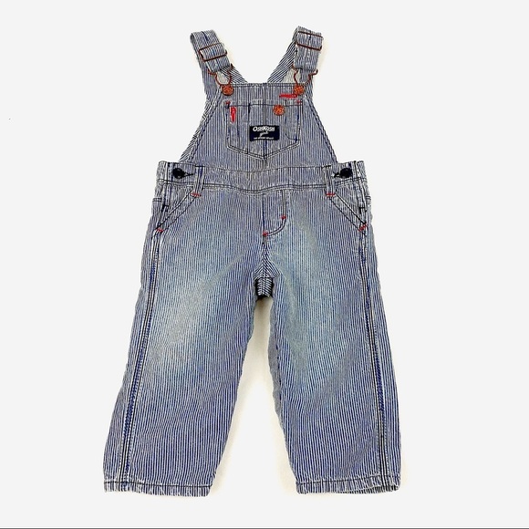 OSHKOSH B'GOSH Vintage Pinstripe Overalls - Picture 2 of 10